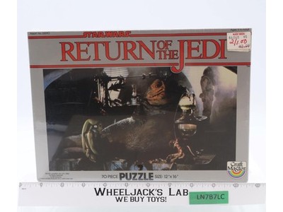 Jabba the Hutt Throne Room Star Wars 1983 Craft Master 70pc Puzzle NEW SEALED
