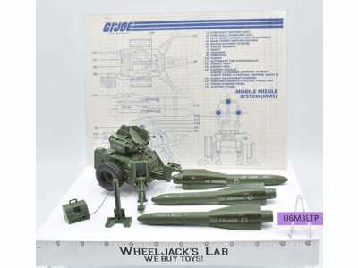 MMS Mobile Missile System 100% Complete G.I. Joe Hasbro 1982 Vintage Vehicle