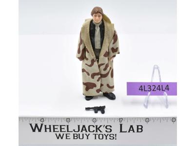 Han Solo Trench Coat 100% Complete Star Wars ROTJ 1983 Vintage Kenner NO REPRO