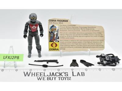 Eels V1 100% Complete G.I. Joe 1985 Hasbro Vintage Action Figure