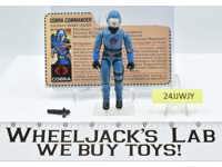 Cobra Commander V1.5 100% Complete 1983 G.I. Joe Vintage Hasbro Mail Away