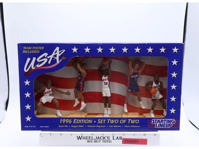 USA Basketball Team 1996 Edition Set 2 of 2 Starting Lineup Kenner NEW SEALED