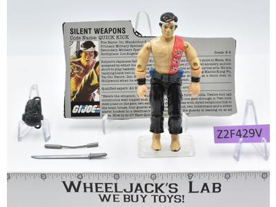Quick Kick V1 100% Complete G.I. Joe 1985 Hasbro Vintage Action Figure