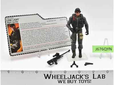 Low Light v6 100% Complete G.I. Joe DTC/TRU Excl. 2006 Hasbro Action Figure