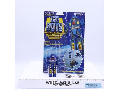 Tank Enemy Robot Destroyer W/CARDBACK & BUBBLE Gobots 1983 Tonka Action Figure