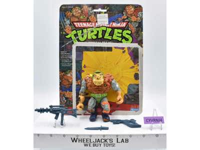 General Traag W/Cardback 100% Complete TMNT 1989 Playmates Vintage