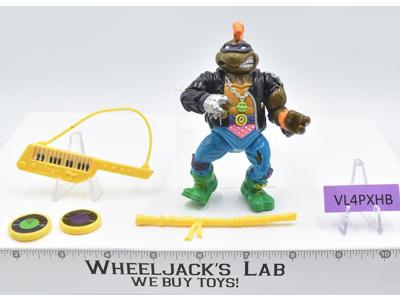 Punker Don 100% Complete Teenage Mutant Ninja Turtles 1991 Playmates Vintage