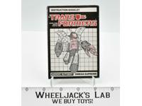 Omega Supreme Action Figure Instruction Manual 1985 Hasbro G1 Transformers