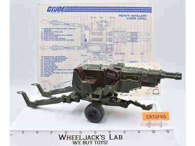 HAL 100% Complete W/PARTIAL STICKER SHEET NM GI Joe ARAH 1982 Vintage Vehicle