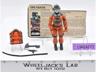 Barbecue V1 100% Complete G.I. Joe 1985 Hasbro Vintage Action Figure