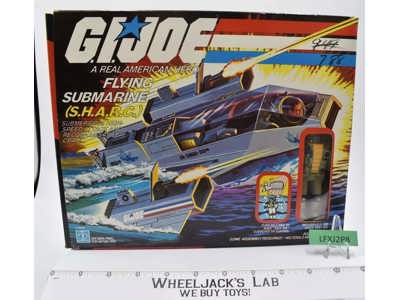 S.H.A.R.C. Flying Submarine GI Joe 1984 Hasbro Action Figure Vehicle NEW MIB