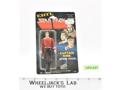 Captain Kirk 3.75" Star Trek 1984 ERTL Vintage Action Figure SEALED MOSC NEW