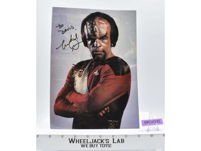 Commander Worf Star Trek Next Generation Michael Dorn AUTOGRAPHED Picture