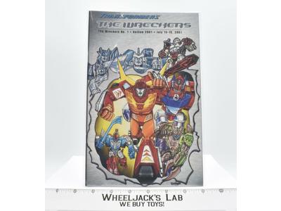 Botcon The Wreckers Gray Cover Hasbro Transformers 2001 Comic