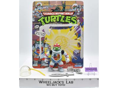 Raph The Space Cadet W/Cardback 100% Complete TMNT 1990 Playmates Action Figure