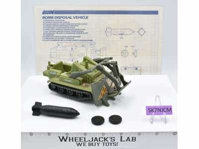 Bomb Disposal G.I. Joe 1985 Vintage Vehicle Action Figure