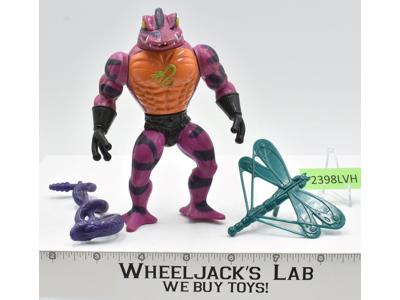 Tung Lasher 100% Complete He-Man MOTU Masters of the Universe 1986 Mattel
