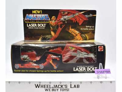 Laser Bolt Masters of the Universe He-Man MOTU 1985 Mattel NEW SEALED MISB