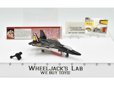 Air Raid 100% Complete UNUSED STICKERS 1985 Vintage G1 Transformers Figure