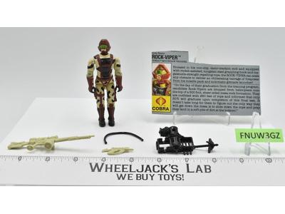 Rock Viper V1 100% Complete G.I. Joe 1990 Hasbro Vintage Action Figure