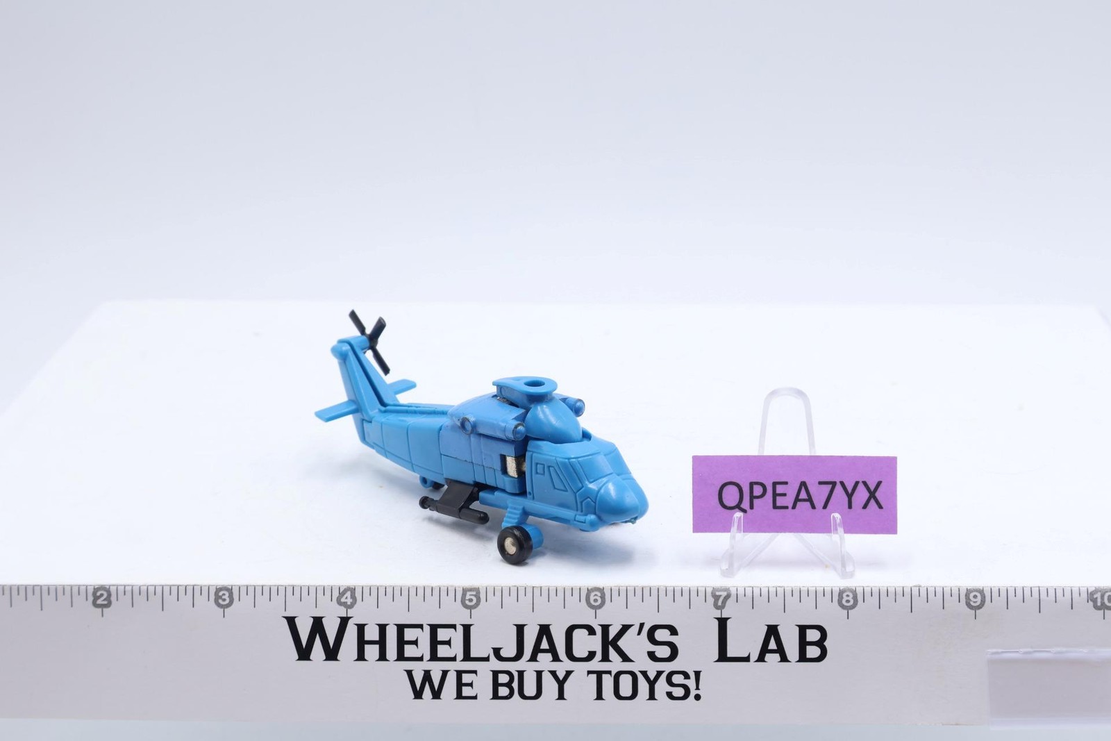 Flip Top Navy Helicopter MR-40 Gobots 1984 Bandai Tonka Vintage LIGHT BLUE