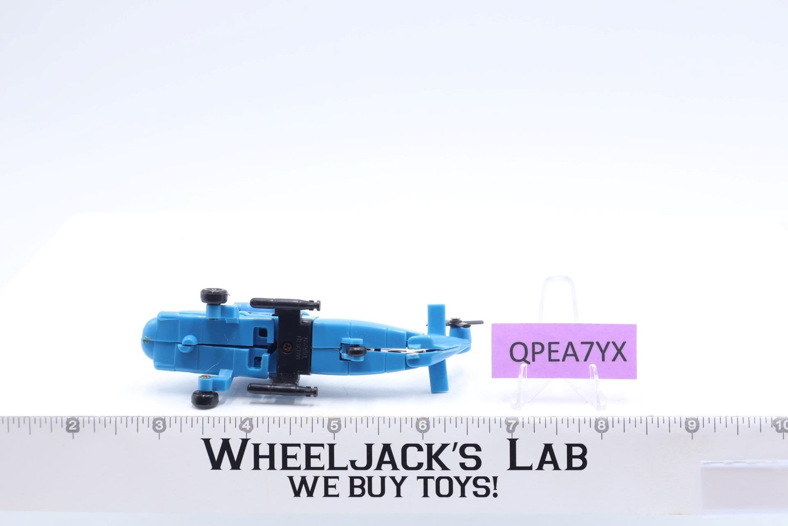 Flip Top Navy Helicopter MR-40 Gobots 1984 Bandai Tonka Vintage LIGHT BLUE