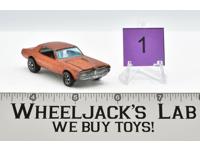 Custom Cougar #1 Orange Hot Wheels 1967 Redline Mattel Vintage RL