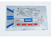 Four Star Mr. Hard Hat Sticker Sheet Convertors Transistor Robots 1985 Vintage