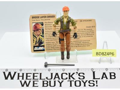 Tollbooth V1 100% Complete 1985 GI Joe Hasbro Vintage Action Figure