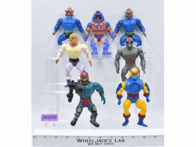 Lot of 7 He-Man Masters Of The Universe MOTU Vintage 1980's Mattel Figures