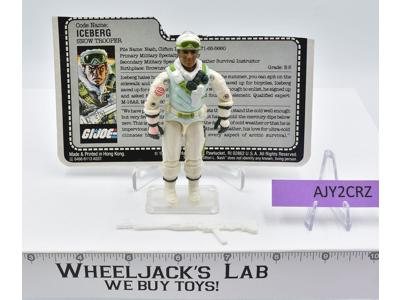 Iceberg V1 100% Complete G.I. Joe 1986 Hasbro Vintage Action Figure