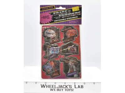 Switchable Stickables Fighter Pack Style #4 1984 NEW G1 Transformers Vintage