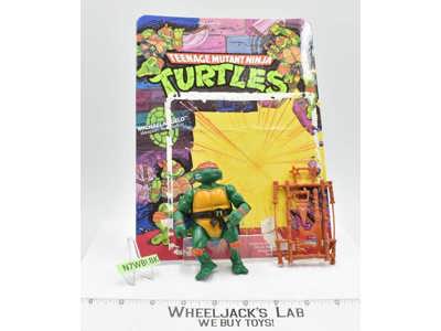 Michaelangelo W/Cardback NR MINT 100% Complete TMNT 1988 Playmates Vintage