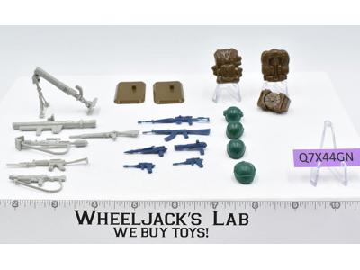 Lot Battle Gear Accessory 2 Set 6 1984 Weapons G.I. Joe Vintage Action Figure