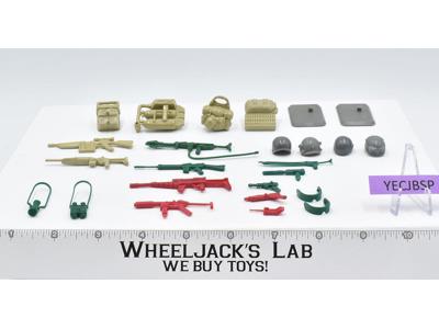 Lot Battle Gear Accessory 3 Set 4 1985 Weapons G.I. Joe Vintage Action Figure