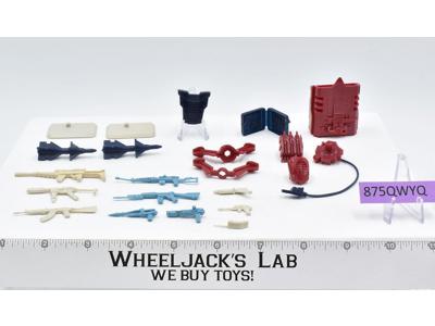 Lot Battle Gear Accessory 4 Set 4 1986 Weapons G.I. Joe Vintage Action Figure