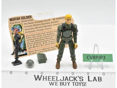 Short Fuze V1 Straight Arms 100% Complete G.I. Joe 1982 Hasbro Figure Vintage