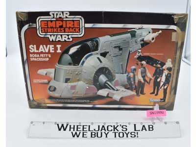 Boba Fett's Slave 1 100% Complete W/Box Star Wars ESB 1981 Palitoy Vehicle