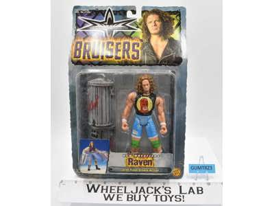 Raven Bruisers WCW Wrestlers Toybiz 1999 NEW MOSC Wrestling Figure