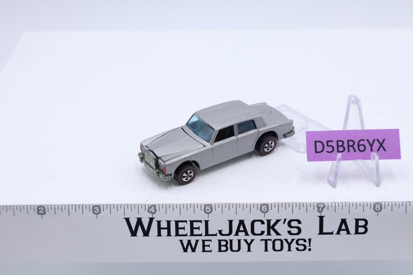 Rolls-Royce Silver Shadow Grey Enamel 1969 Redline Hot Wheels Mattel RL