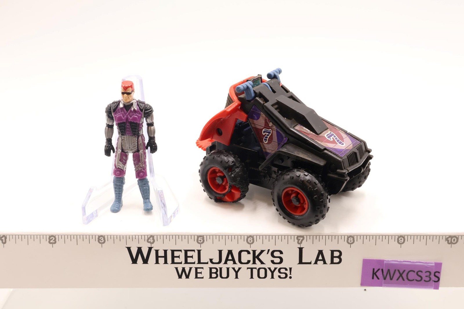 Iguana W/ Lester Sledge M.A.S.K. Kenner 1986 Action Figure Vintage