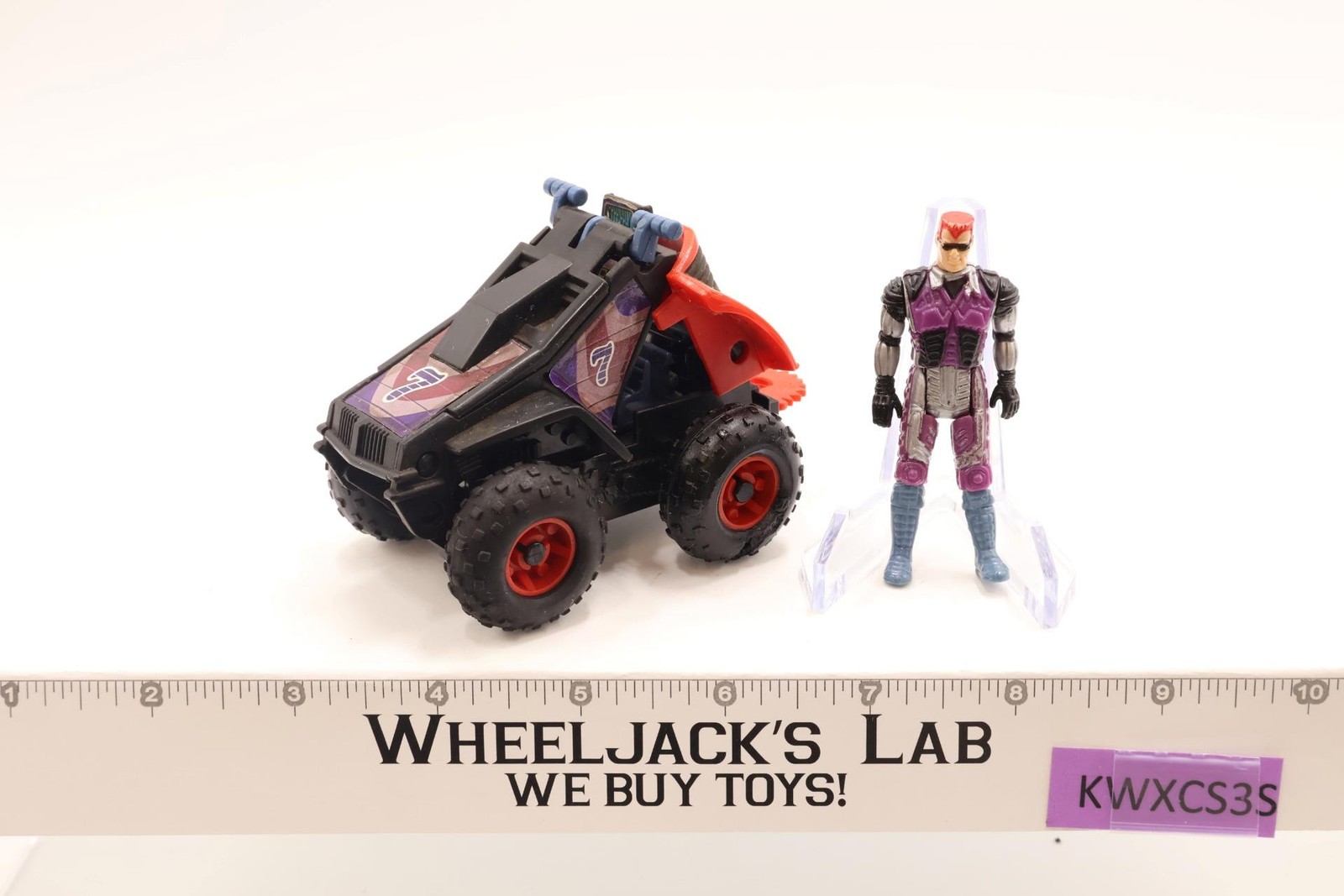 Iguana W/ Lester Sledge M.A.S.K. Kenner 1986 Action Figure Vintage