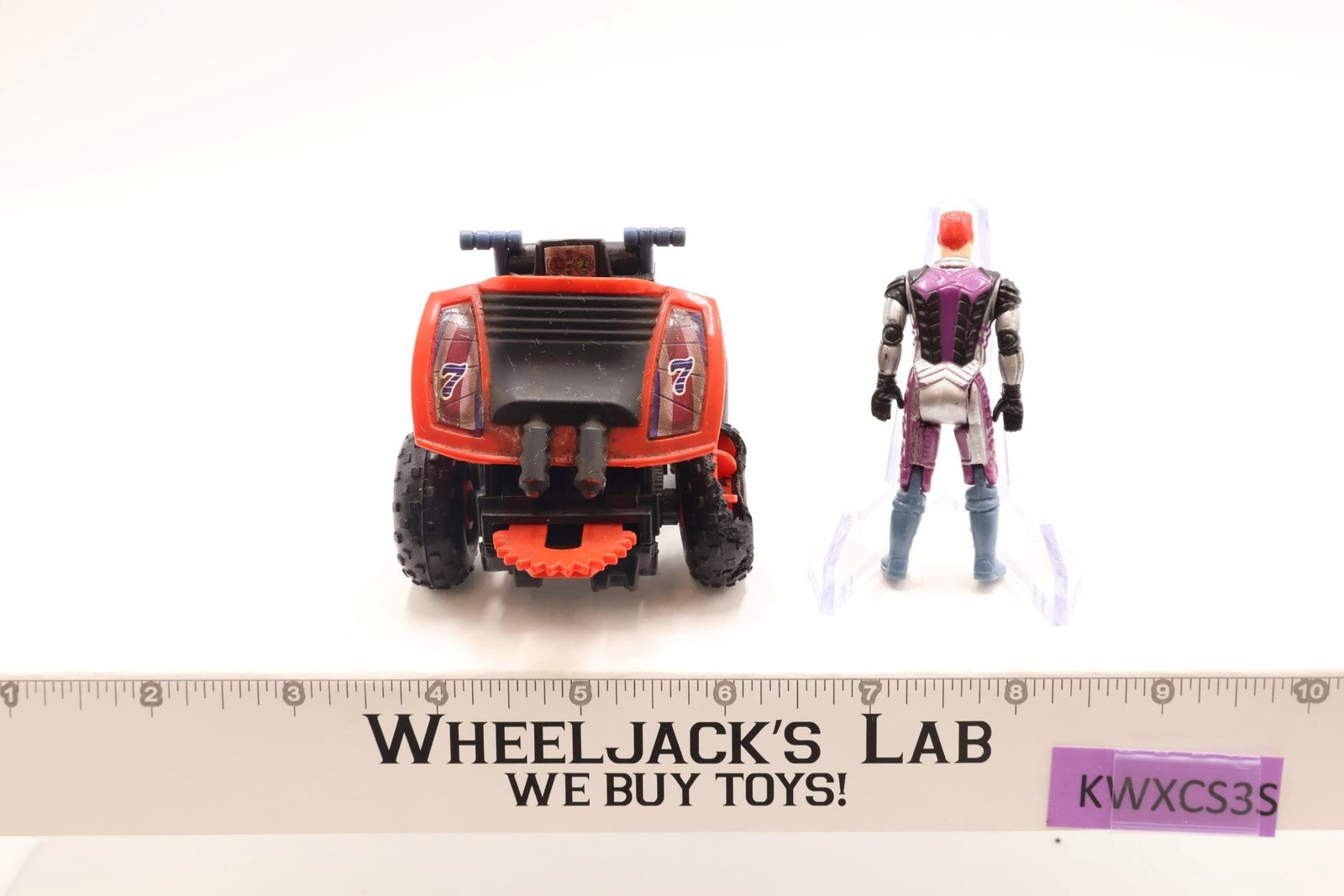 Iguana W/ Lester Sledge M.A.S.K. Kenner 1986 Action Figure Vintage