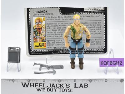 Buzzer V1 100% Complete G.I. Joe 1985 Hasbro Vintage Action Figure