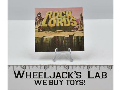 Lookbook/Mini Catalogue Rock Lords Bandai Tonka 1985 Vintage BOOKLET ONLY