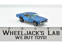 Custom Barracuda Blue 1968 Redline Hot Wheels Mattel Vintage RL