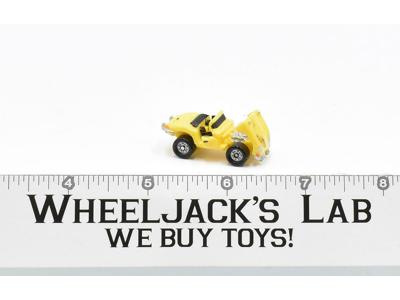 Deluxe Jaguar XKE Convertible Yellow 1988 Vintage Galoob Micro Machines