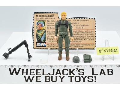Short Fuze V1 Straight Arms 100% Complete GI Joe 1982 Hasbro Figure