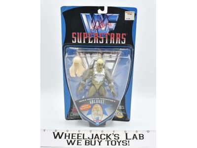 Golddust AUTOGRAPHED 7" WWF Superstars MOSC 1996 Jakks Wrestling Action Figure
