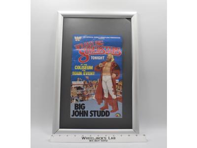 Big John Studd 12X7.5 Original Poster 1985 WWF LJN Wrestling Vintage